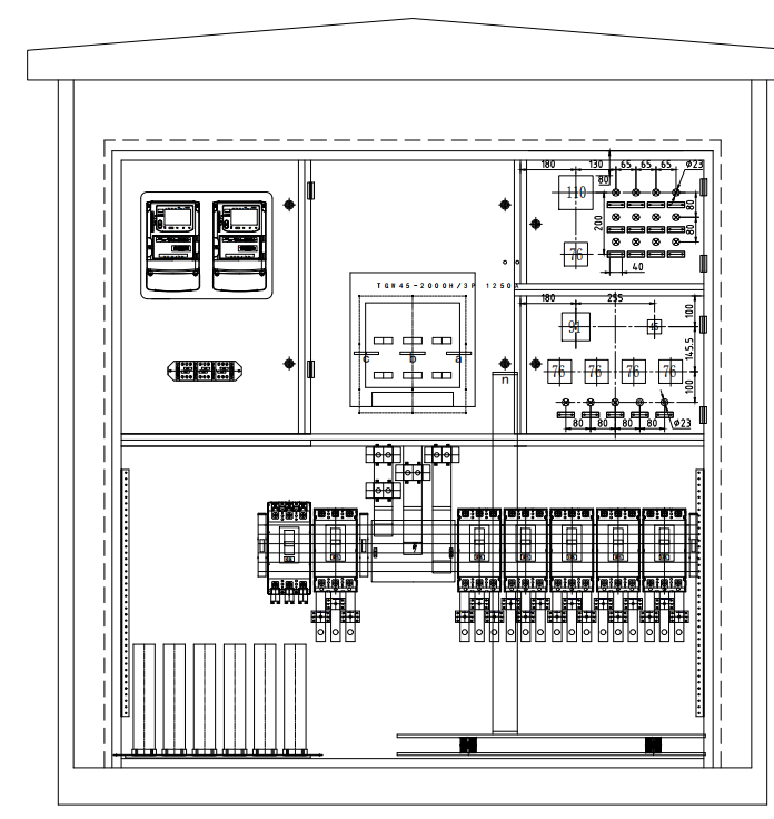 400V Box-type substation of bus-type 1