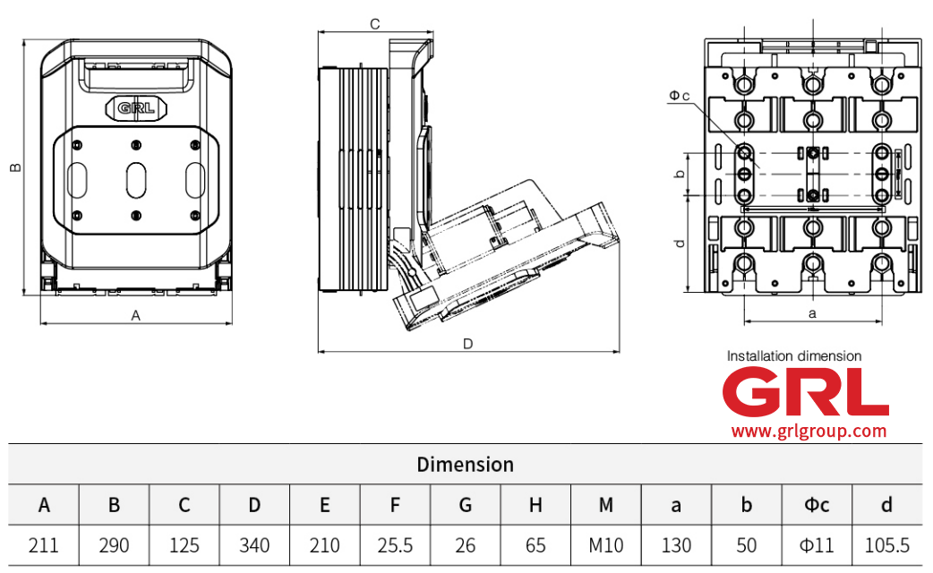 400A 3 Phase Fused Disconnect Switch