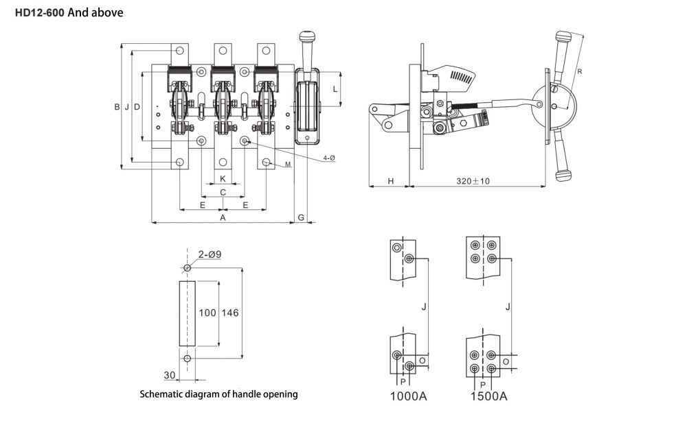 Open Knife Blade Switch-12