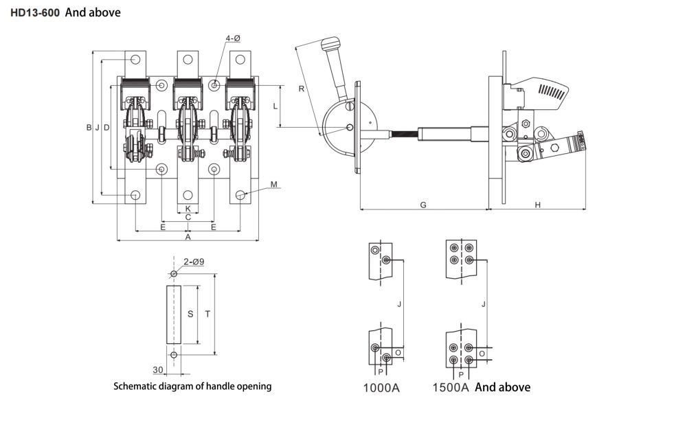 Open Knife Blade Switch-16